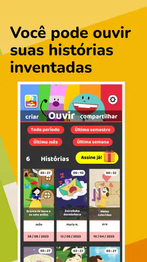 Inventeca: contar histórias screenshot