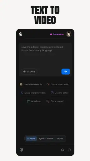 invideo AI: AI video generator screenshot