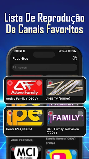 IPTV Leitor - TV Ao Vivo screenshot