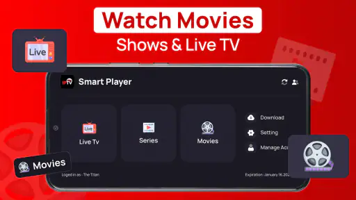 IPTV Player: TV ao Vivo screenshot