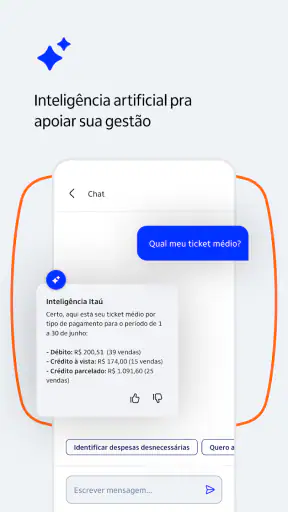 Itaú Emps: conta PJ digital screenshot