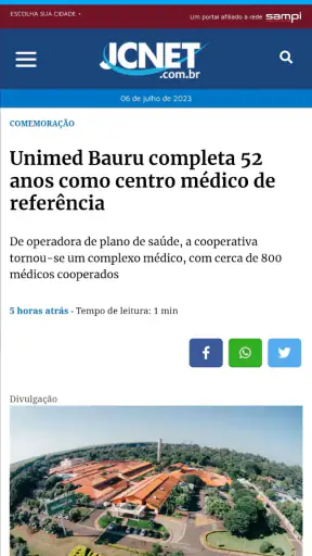 JCNET Bauru screenshot