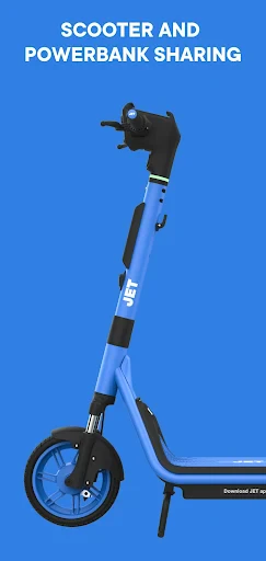 JET – e-scooter rental screenshot