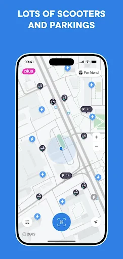 JET – e-scooter rental screenshot
