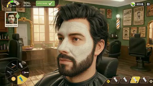 Jogo corte de cabelo barbearia screenshot