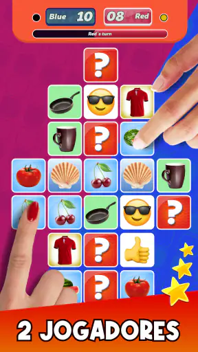 jogo da memória: atenção pares screenshot