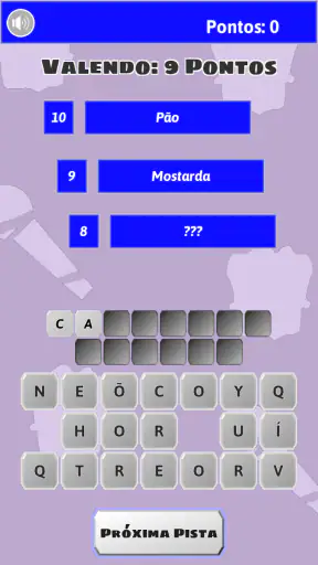 Jogo das Três Pistas screenshot