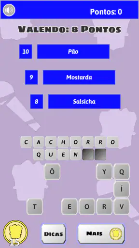 Jogo das Três Pistas screenshot