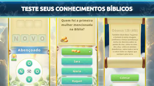 Quiz Bíblico: Jogo de Palavras screenshot