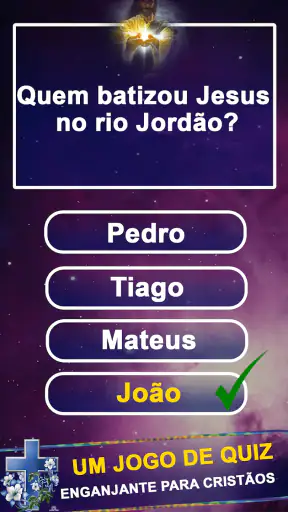 Jogo de perguntas bíblicas screenshot