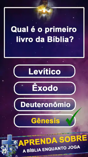 Jogo de perguntas bíblicas screenshot