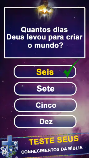 Jogo de perguntas bíblicas screenshot