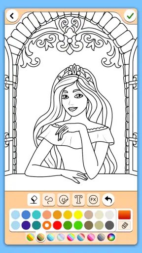 Jogo De Pintar Princesa screenshot