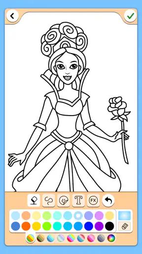 Jogo De Pintar Princesa screenshot