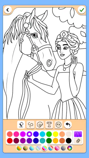 Jogo De Pintar Princesa screenshot