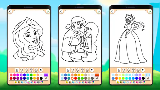 Jogo De Pintar Princesa screenshot