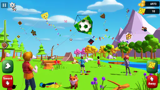 Jogo De Pipa 3D - Kite Game 3D screenshot