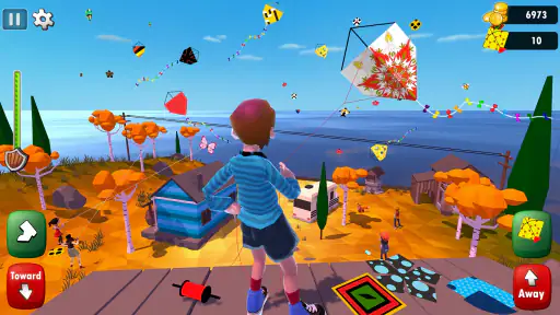 Jogo De Pipa 3D - Kite Game 3D screenshot