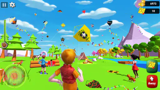 Jogo De Pipa 3D - Kite Game 3D screenshot