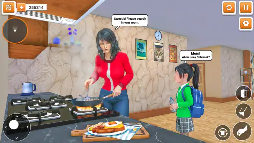 Jogo Virtual Solteira mamãe 3D screenshot