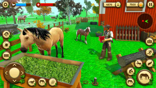 Jogos de cavalo selvagens 3d screenshot