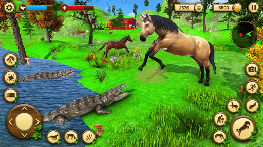 Jogos de cavalo selvagens 3d screenshot