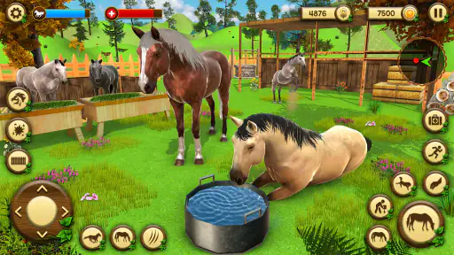 Jogos de cavalo selvagens 3d screenshot