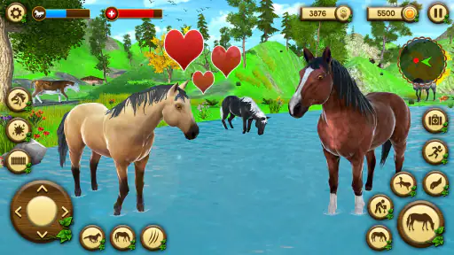 Jogos de cavalo selvagens 3d screenshot