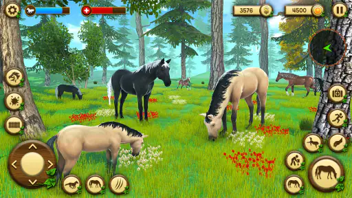 Jogos de cavalo selvagens 3d screenshot