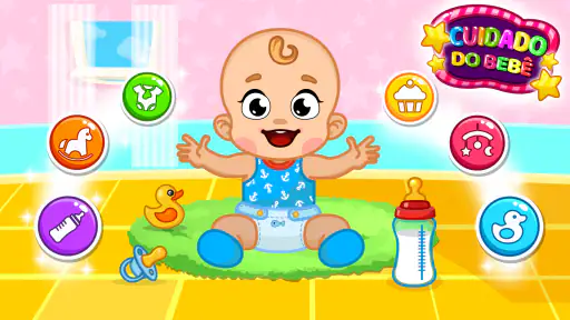 Jogos de cuidar e vestir bebês screenshot