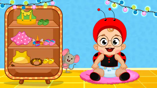 Jogos de cuidar e vestir bebês screenshot