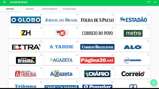 Jornais Brasileiros screenshot