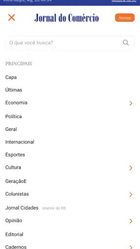 Jornal do Comércio screenshot