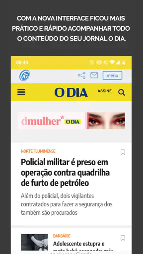 Jornal O Dia screenshot