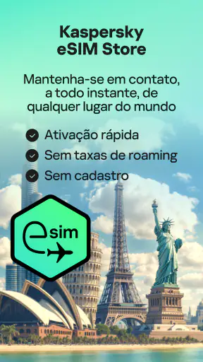 Kaspersky eSIM Store screenshot