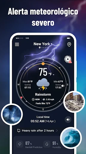 Know Weather: Radar ao vivo screenshot