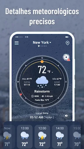 Know Weather: Radar ao vivo screenshot