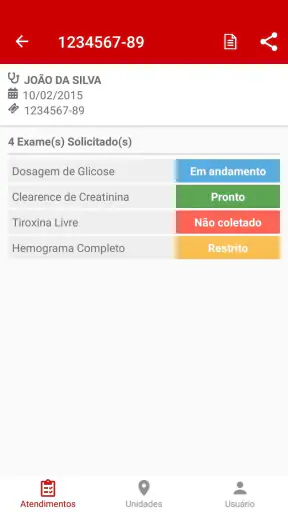 Laboratório Clementino Fraga screenshot