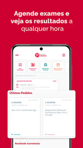 Laboratório Hermes Pardini screenshot