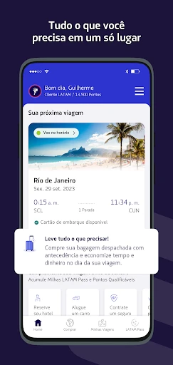 LATAM: Voos, Hotéis, Carros screenshot