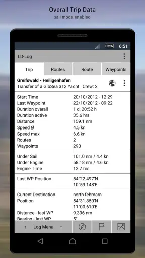 LD-Log - GPS Tracker & Logbook screenshot