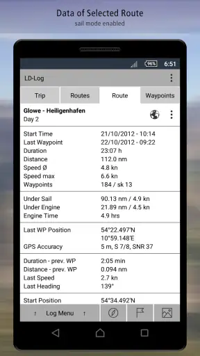 LD-Log - GPS Tracker & Logbook screenshot