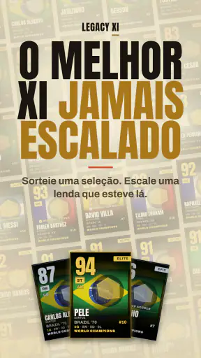 Legacy XI: Figurinhas e Draft screenshot