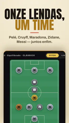 Legacy XI: Figurinhas e Draft screenshot
