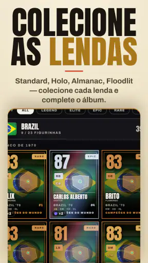 Legacy XI: Figurinhas e Draft screenshot
