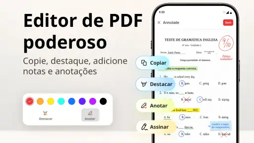 Leitor de PDF & Editor de PDF screenshot