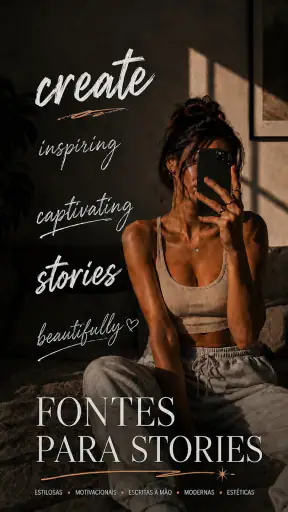 Leto - Fontes para Instagram screenshot