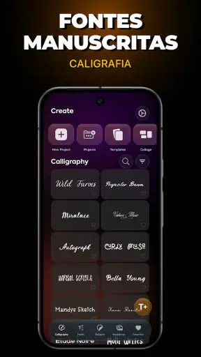 Leto - Fontes para Instagram screenshot