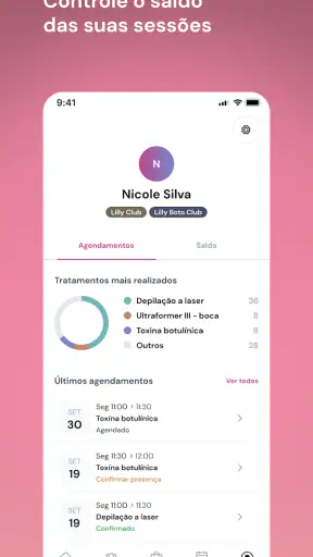 Lilly App screenshot