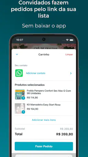 ListaPresentes screenshot